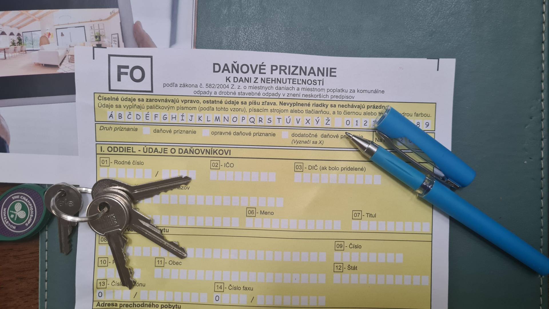 V januári sa podáva daňové priznanie k dani z nehnuteľnosti