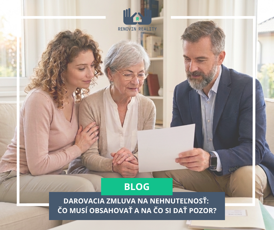 Darovacia zmluva na nehnuteľnosť: Čo musí obsahovať a na čo si dať pozor?