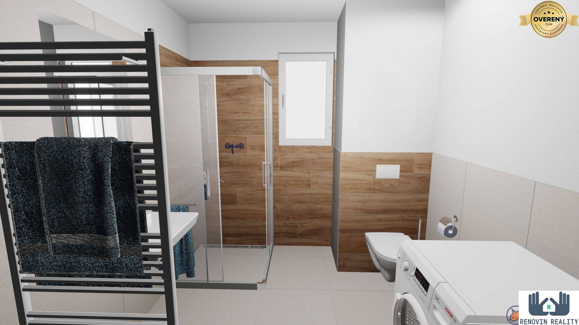  2-izbový byt v novostavbe Hájik vo Zvolene na predaj H7 - kúpelňa 