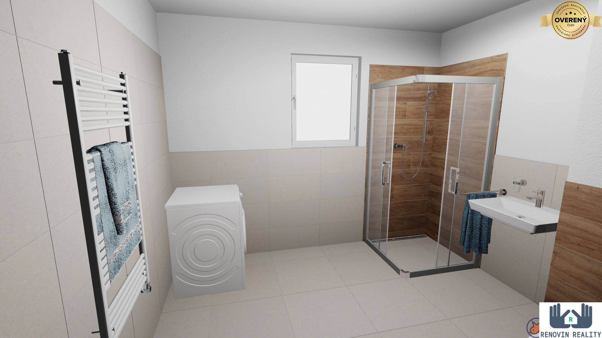  Veľký 3-izbový byt s terasou v novostavbe Hájik vo Zvolene na predaj - kúpelňa