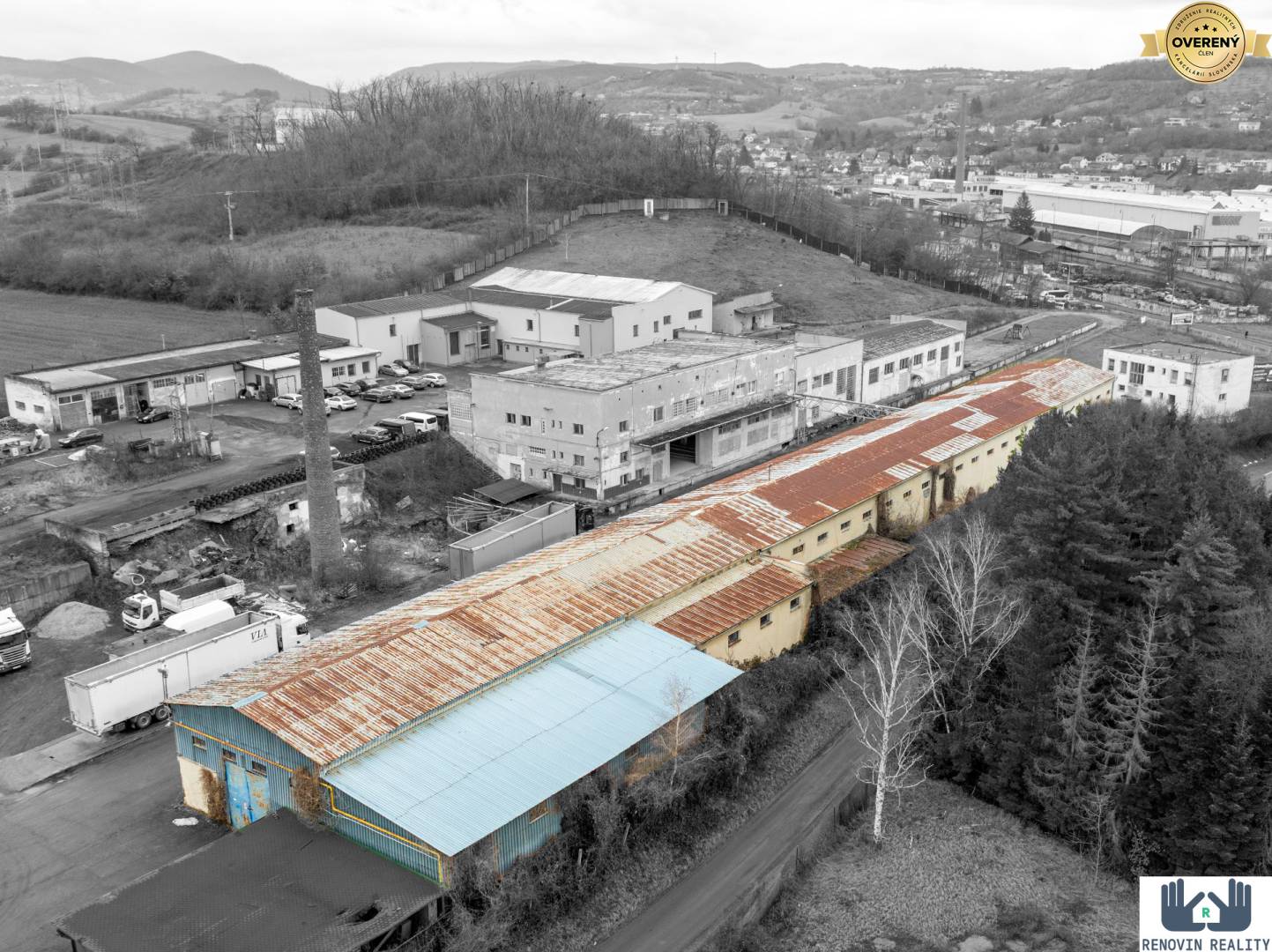 PRENÁJOM SKLADOVÝCH/VÝROBNÝCH HÁL – KRUPINA, PRIEMYSELNÁ ZÓNA