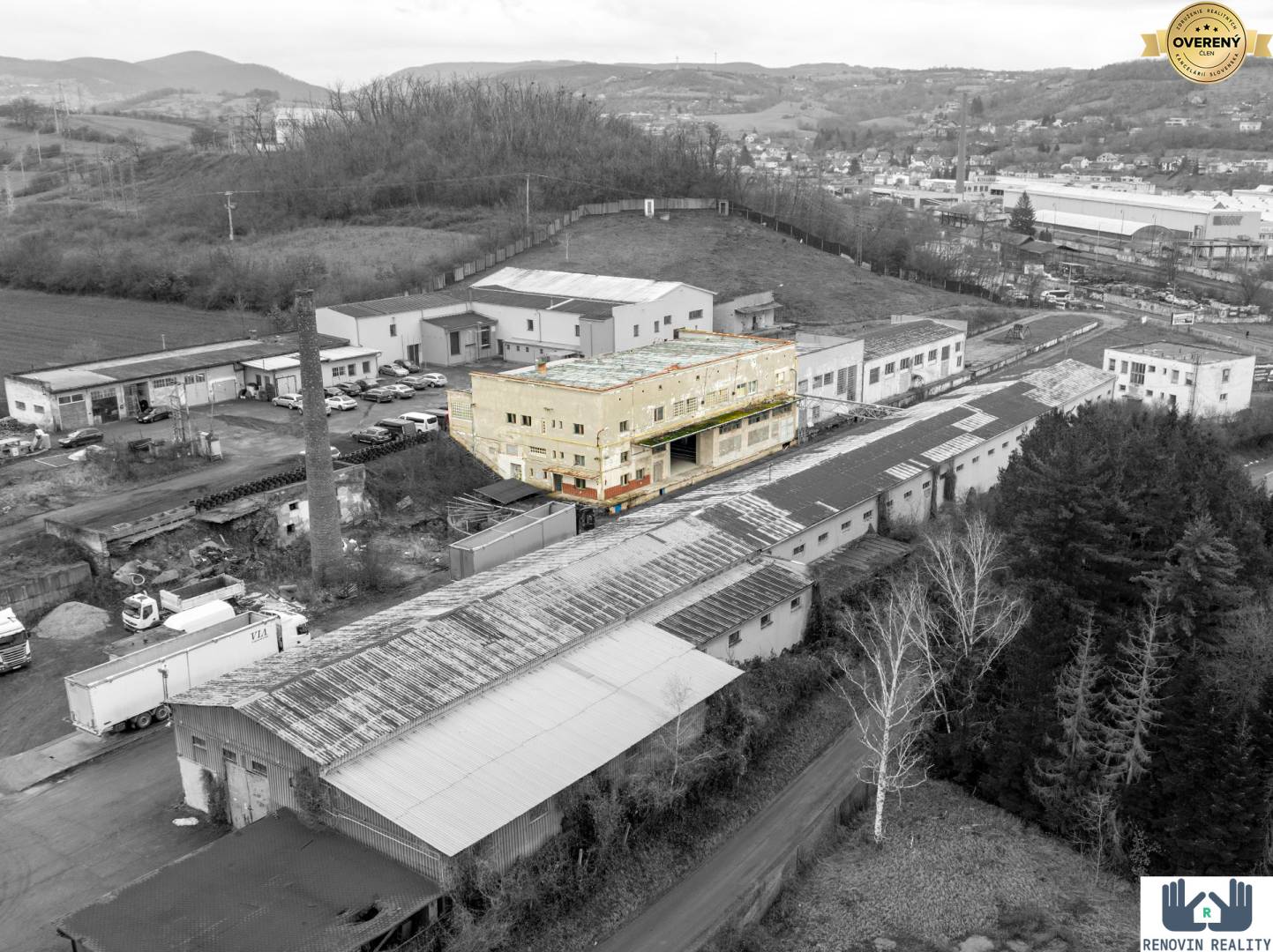 PRENÁJOM SKLADOVÝCH/VÝROBNÝCH HÁL – KRUPINA, PRIEMYSELNÁ ZÓNA