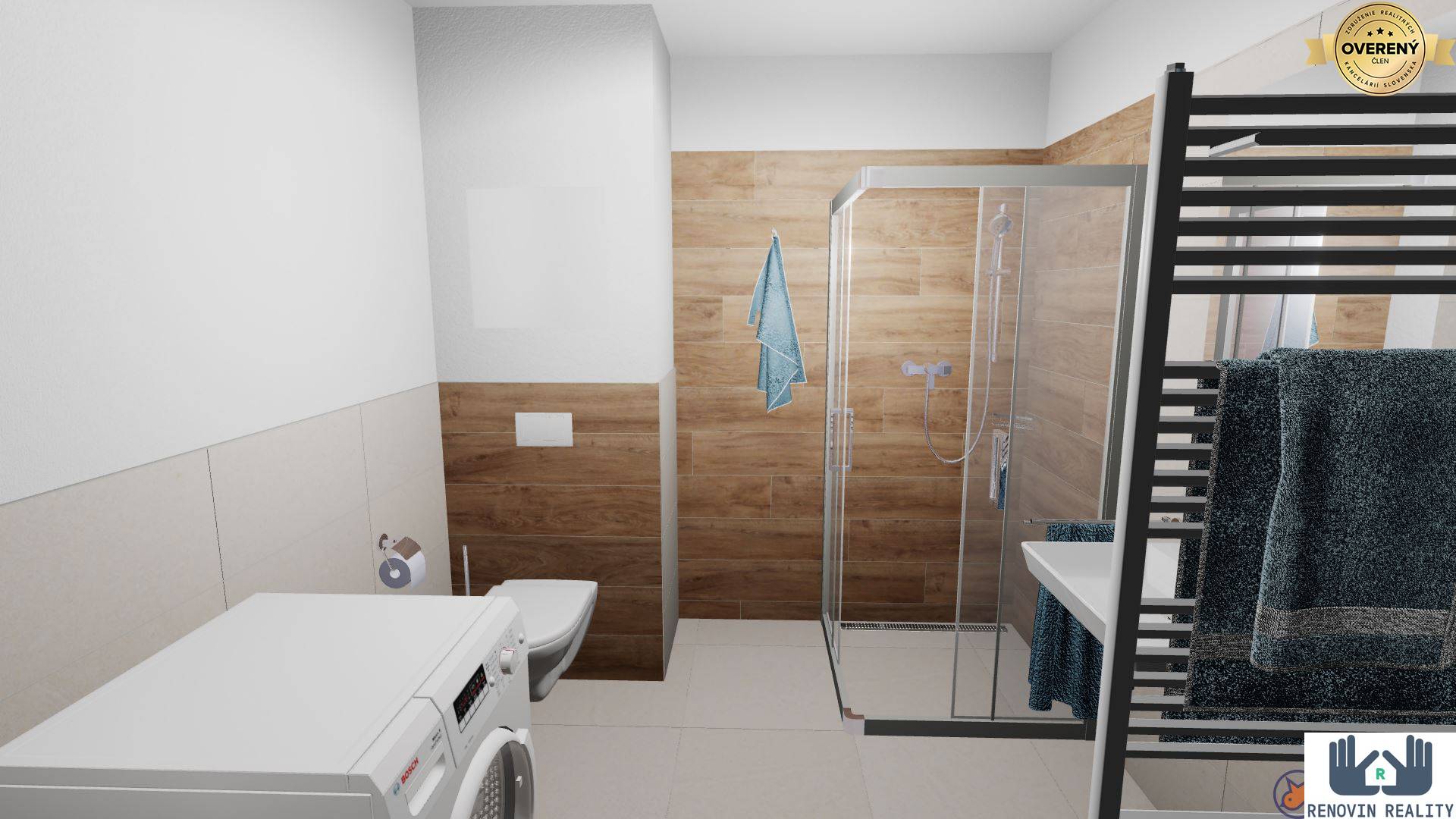 2-izbový byt v novostavbe Hájik vo Zvolene na predaj H5 - kúpelňa