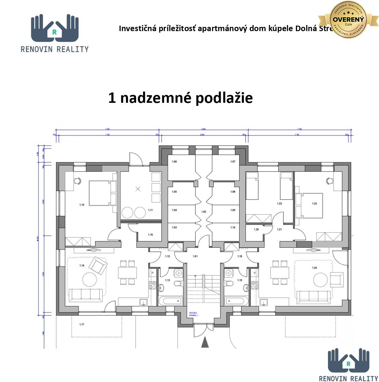 Investičná príležitosť apartmánový dom kúpele Dolná Strehová