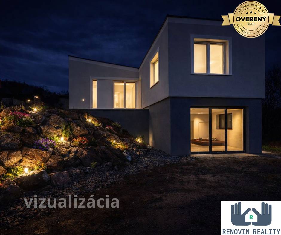 PRIESTRANNÝ RODINNÝ DOM – HONTIANSKE TESÁRE - vizualizacia