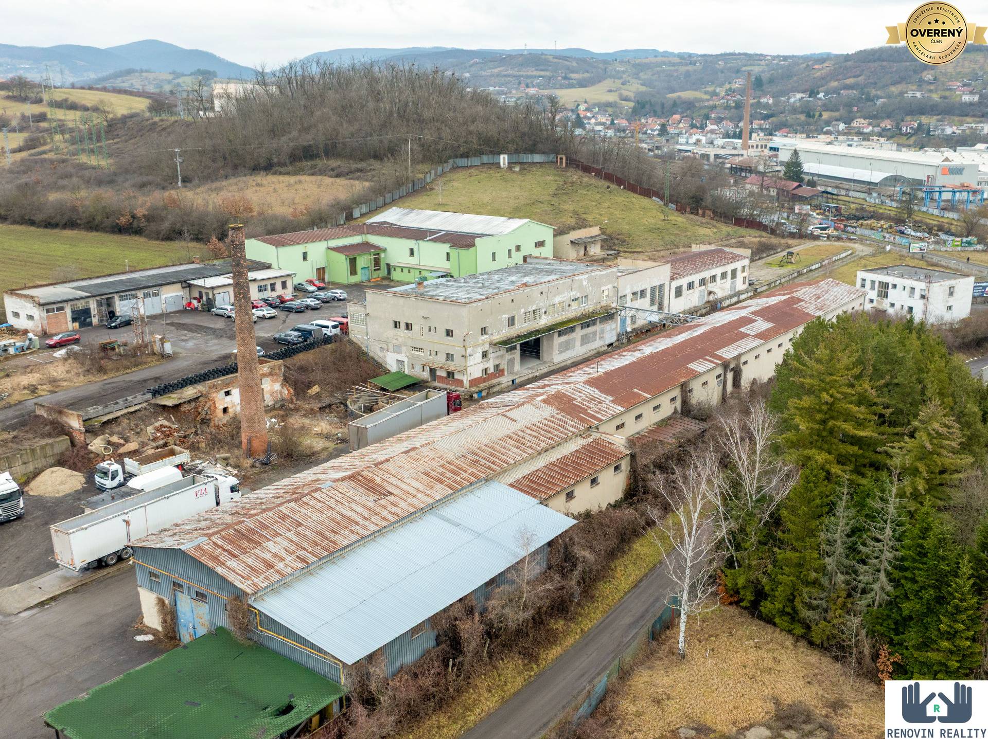 PRENÁJOM SKLADOVÝCH / VÝROBNÝCH HÁL – KRUPINA, PRIEMYSELNÁ ZÓNA