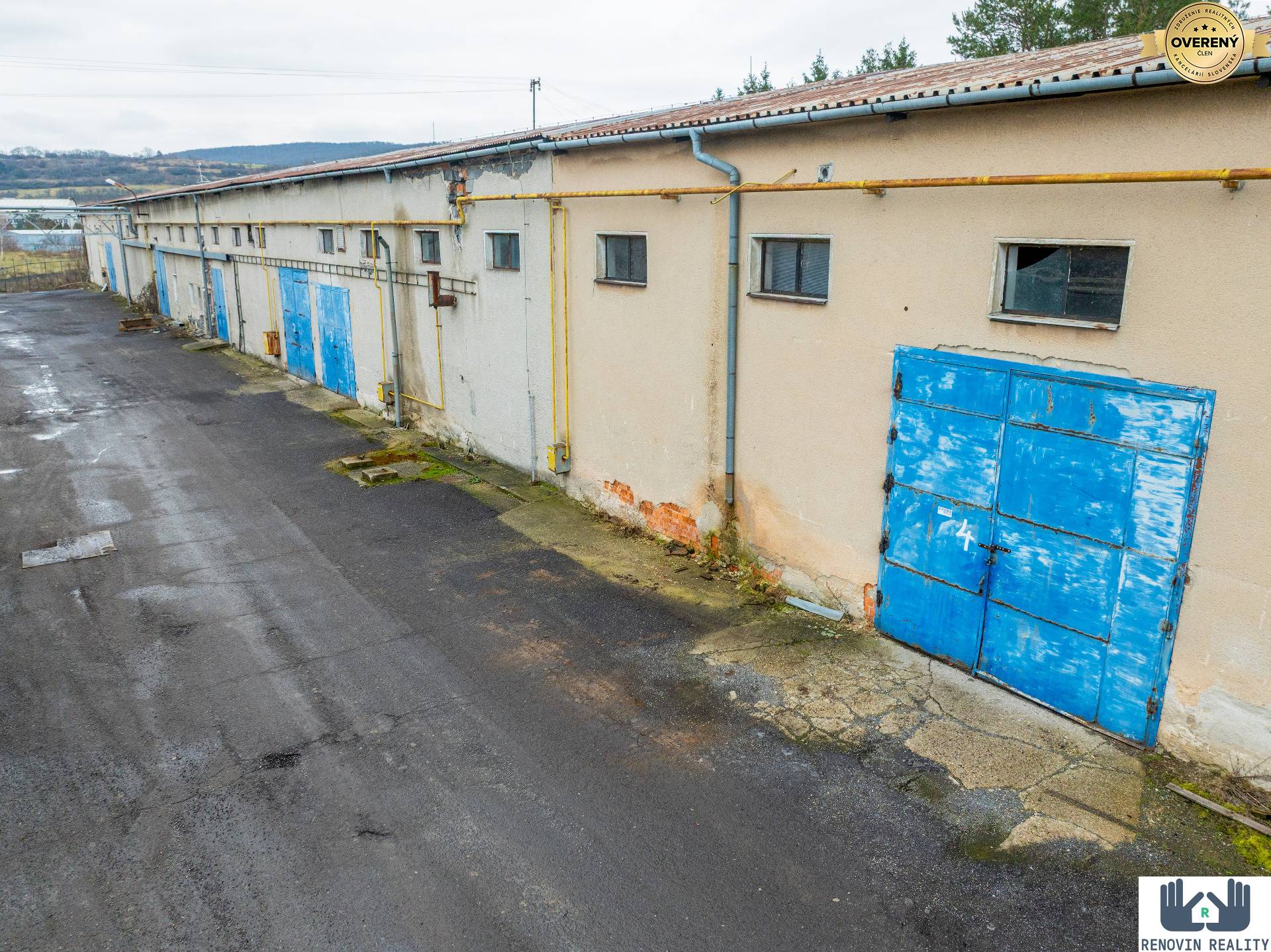 PRENÁJOM SKLADOVÝCH/VÝROBNÝCH HÁL – KRUPINA, PRIEMYSELNÁ ZÓNA