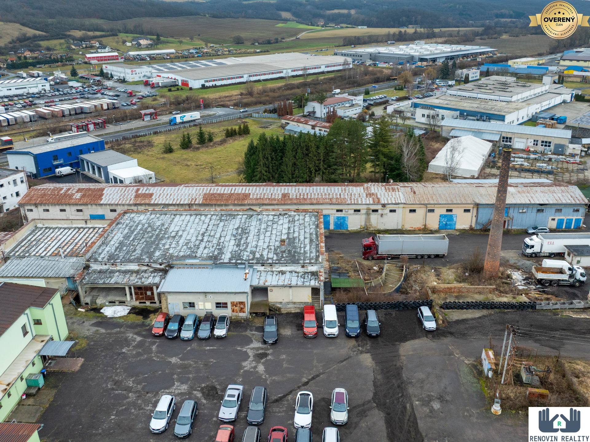 PRENÁJOM SKLADOVÝCH/VÝROBNÝCH HÁL – KRUPINA, PRIEMYSELNÁ ZÓNA