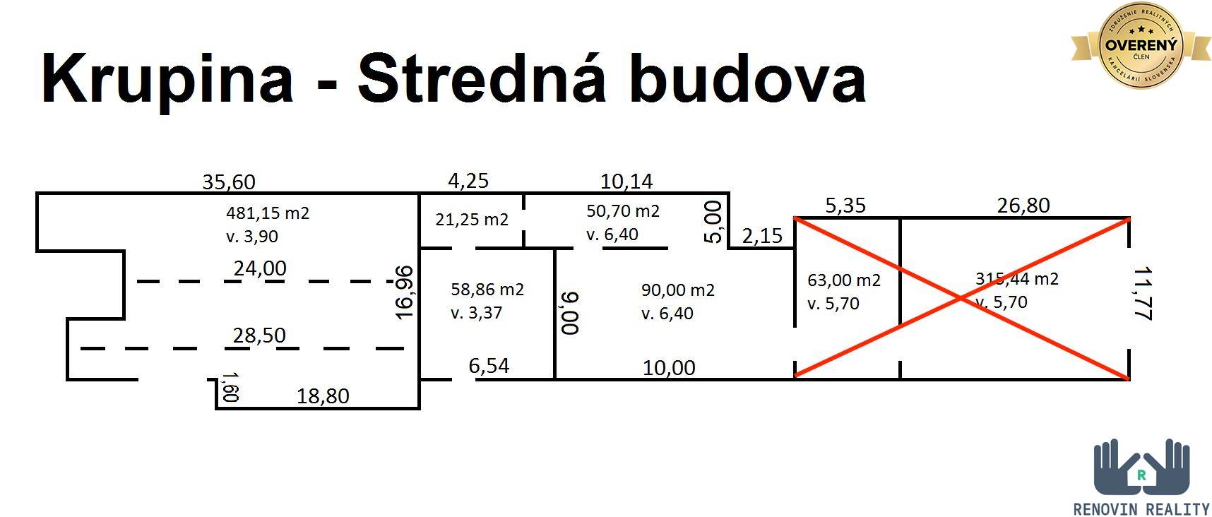 PRENÁJOM SKLADOVÝCH/VÝROBNÝCH HÁL – KRUPINA, PRIEMYSELNÁ ZÓNA
