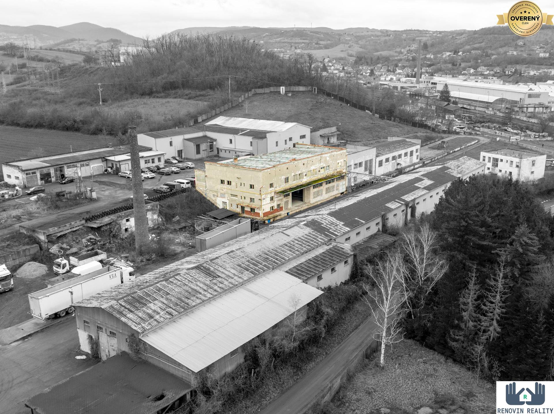 PRENÁJOM SKLADOVÝCH/VÝROBNÝCH HÁL – KRUPINA, PRIEMYSELNÁ ZÓNA