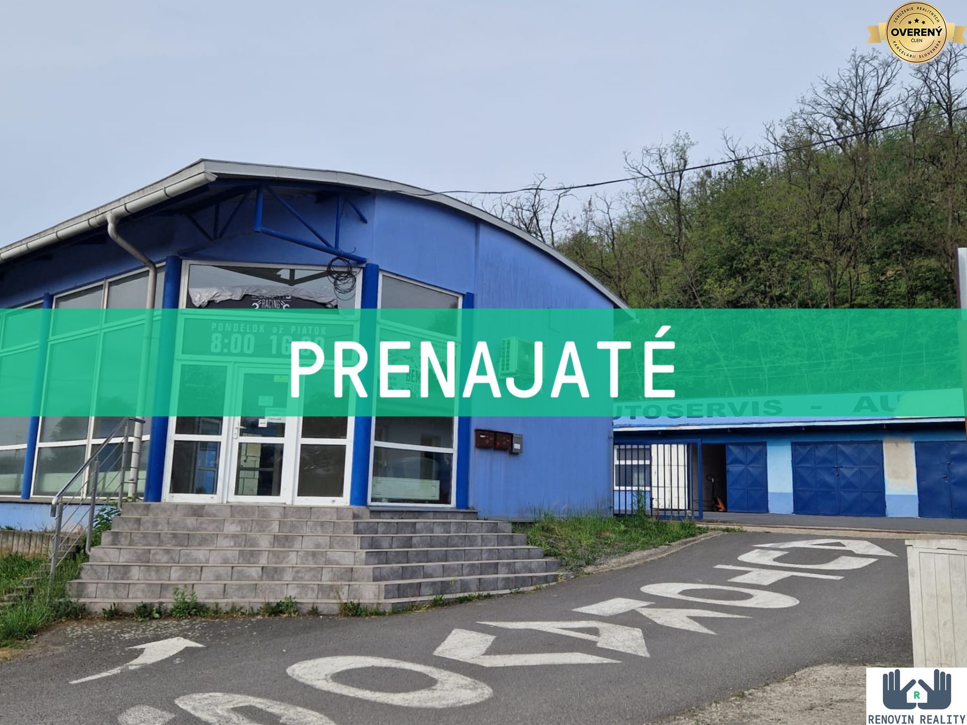 Na prenájom – kompletne vybavený autoservis a pneuservis v Krupine