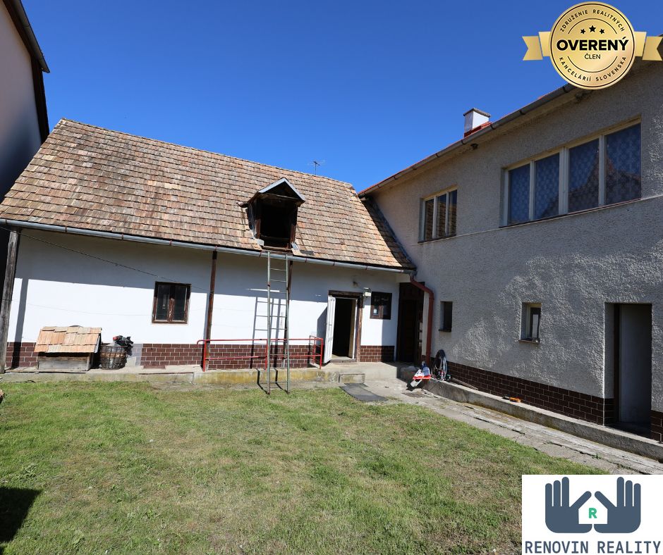 Predaj rodinny dom a kamenny dom na velkom pozemku, Zvolen-Lukové